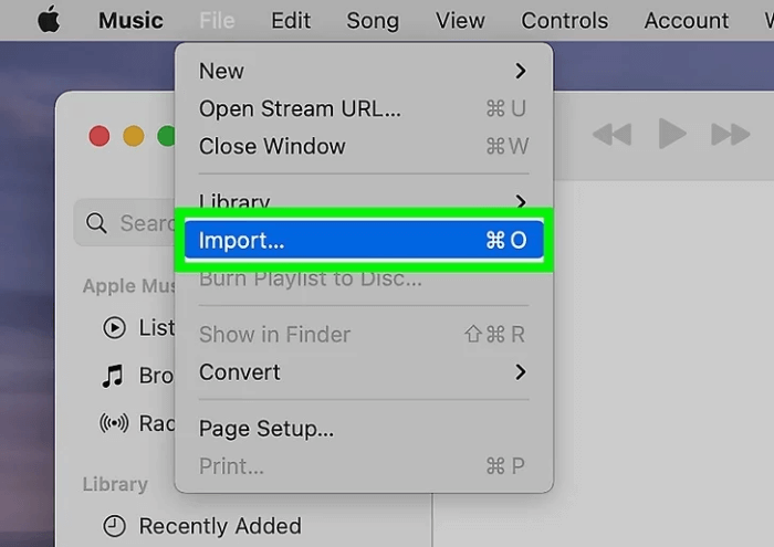 Add Music to Apple Music Mac Import