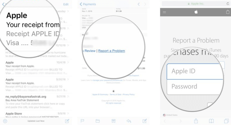 Apple Music Refund Report Problem