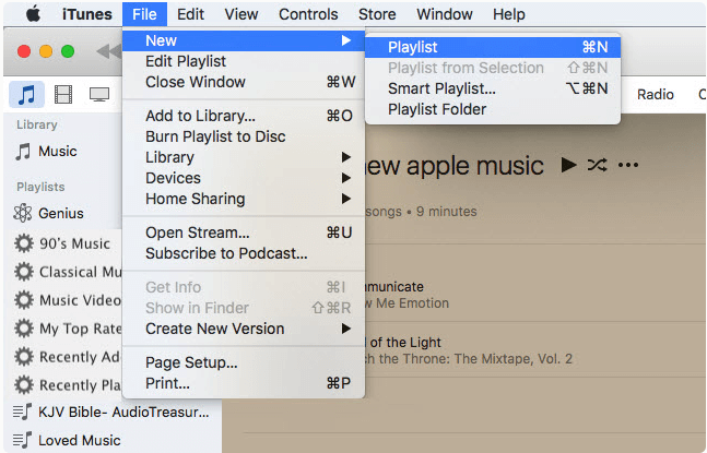 Burn Apple Music to CD Part 3 Add Playlist