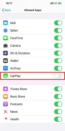 Stop Apple Music from Automatically Playing Car 4
