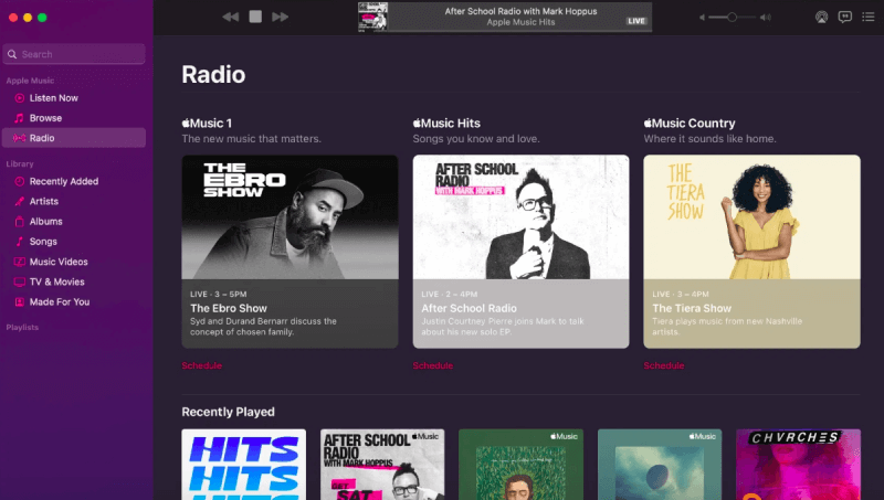 Apple Music vs. Spotify Radio Apple