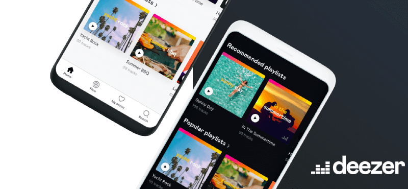 Deezer vs Spotify App Interface Deezer
