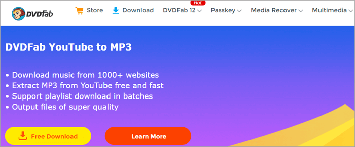 DVDFab MP3 Music Downloader 