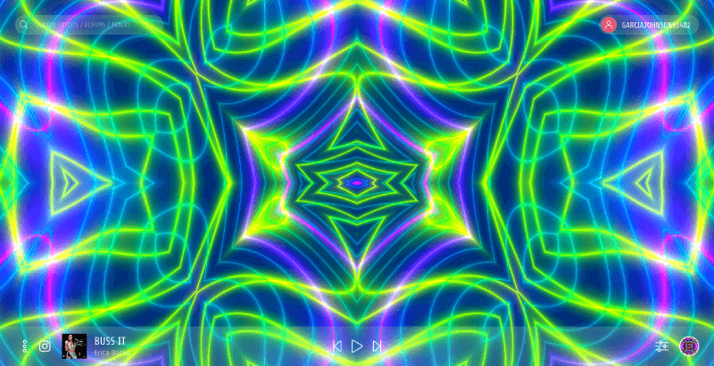 Spotify Visualizer Kaleidosync