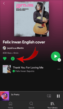 Add MP3 to Spotify Download Icon