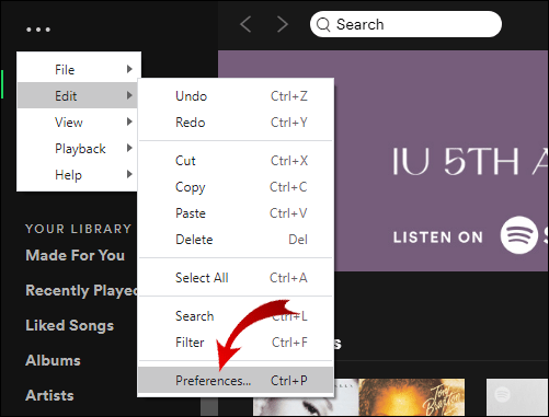 Add MP3 to Spotify on Mac Settings
