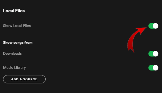 Add MP3 to Spotify on Mac Show Local Files