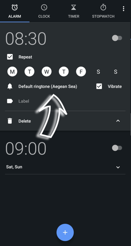 Create New Alarms