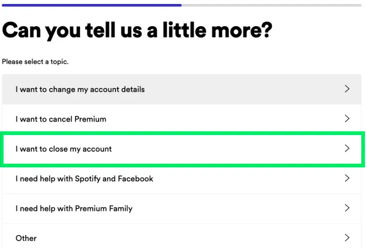 Delete Spotify Account Close Account