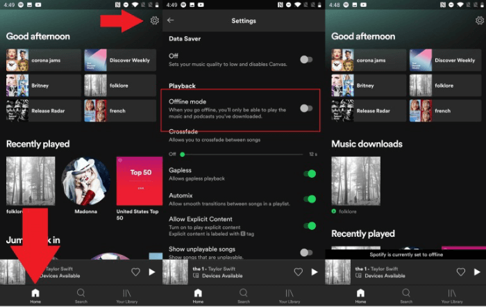 Download Music from Spotify to Phone 4
