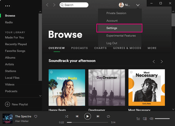  Spotify Streaming Audio Quality Desktop Settings