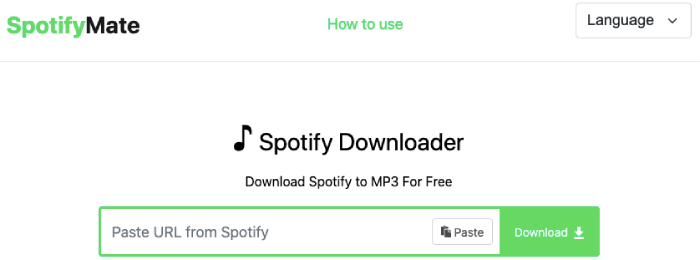 MP3 Extractor Spotify SpotifyMate