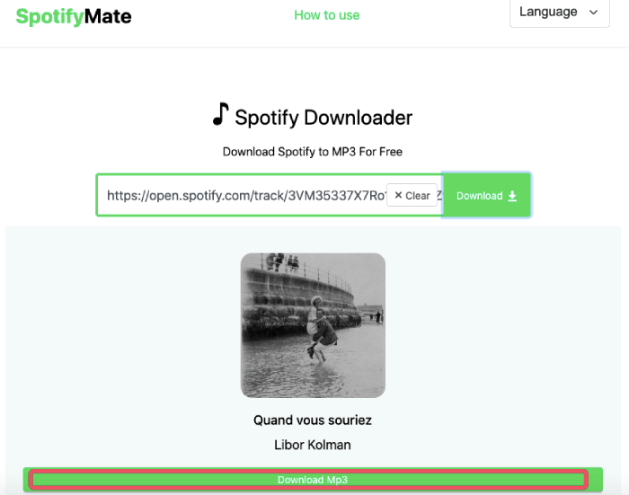 Online Spotify to MP3 Converter Spotify Mate Convert MP3