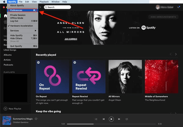 Stop Spotify from Opening on Startup Mac App Preference