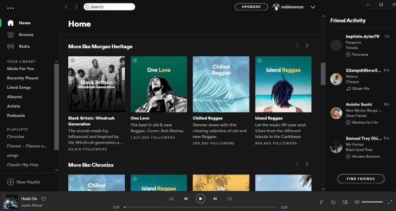 Spotify Keep Crashing Spotify Desktop Home Screen