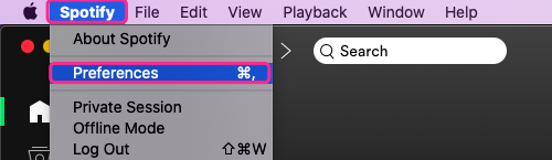 Upload Apple Music to Spotify Mac Preference