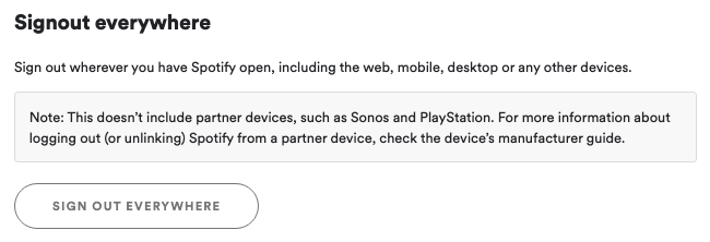 Spotify Keep Pausing Spotify Signout Everywhere