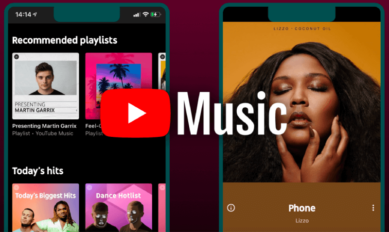 YouTube Music vs. Spotify Interface YouTube